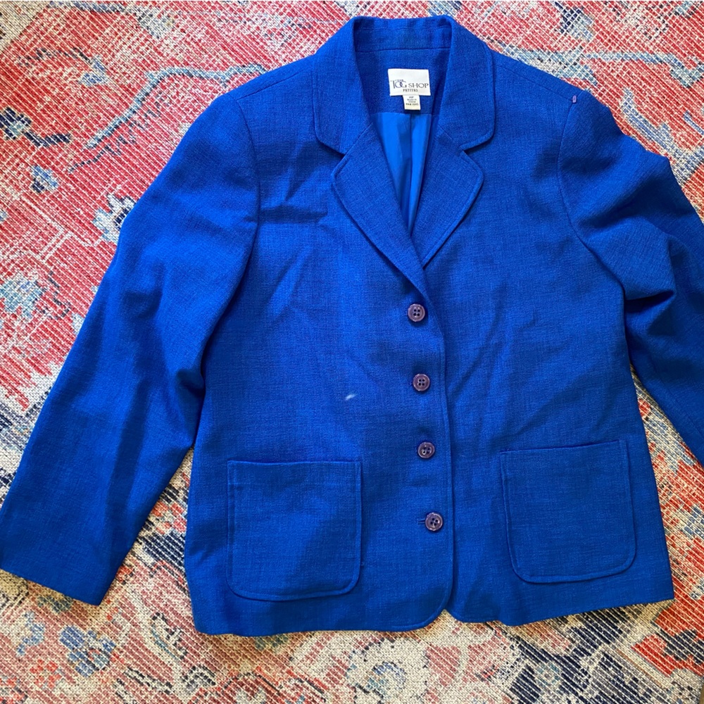 Blue Blazer- Petite
